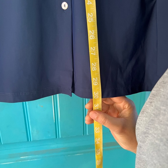 Classically Simple Navy Blouse - Picture 3 of 6